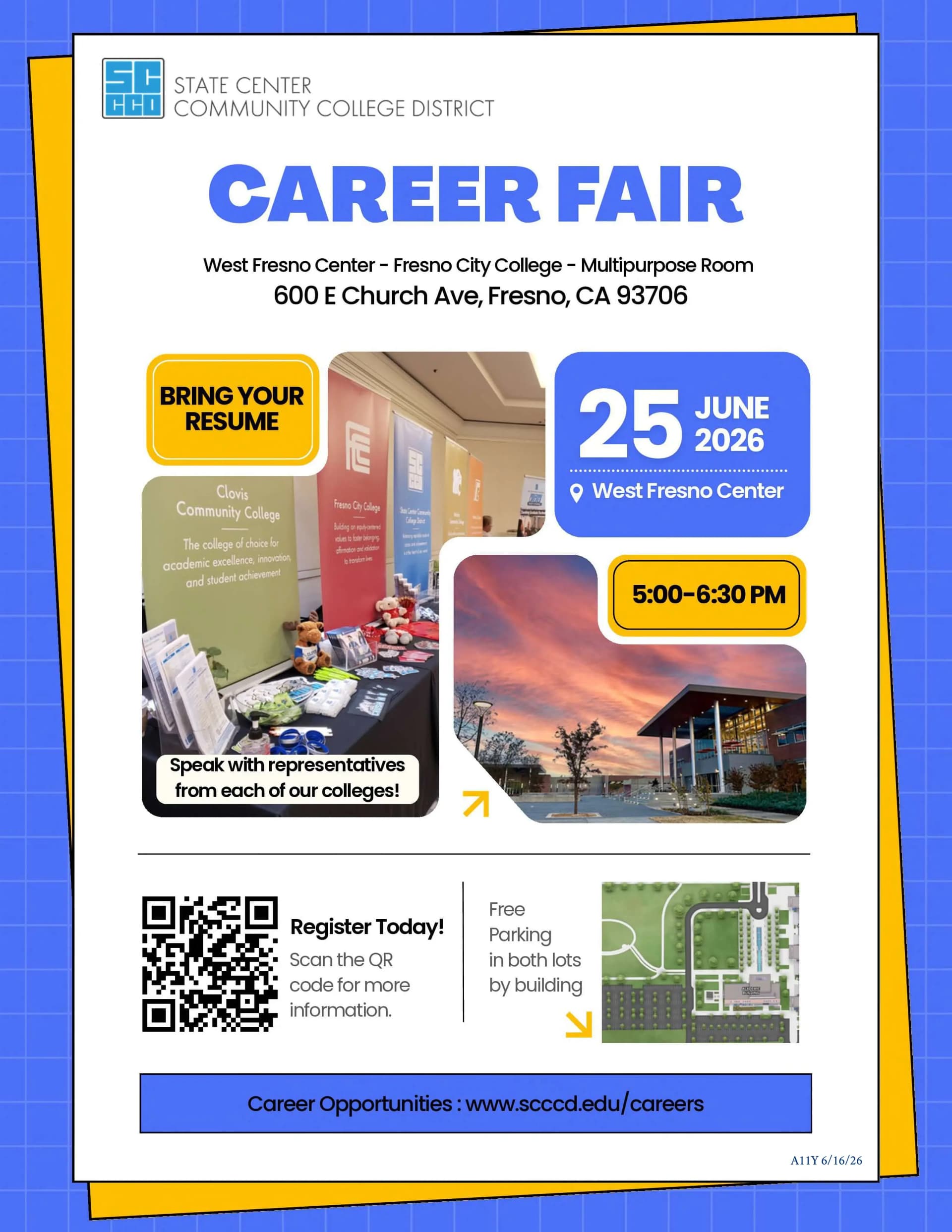State Center CCD Career Fair 2026 flyer 1